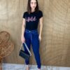 Calça Jeans Feminina Skinny com Amarração - Fernanda Ramos Store