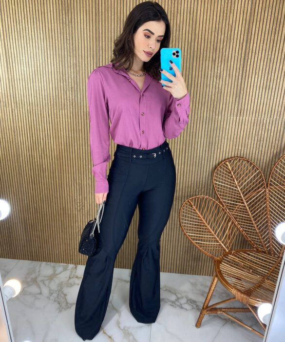 fernandaramosstore com br camisa feminina social viscolinho lilas 1