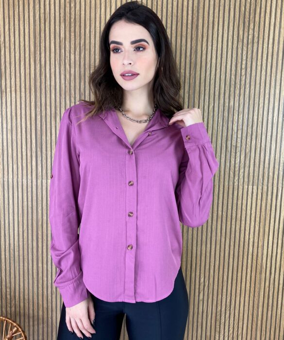 fernandaramosstore com br camisa feminina social viscolinho lilas 6