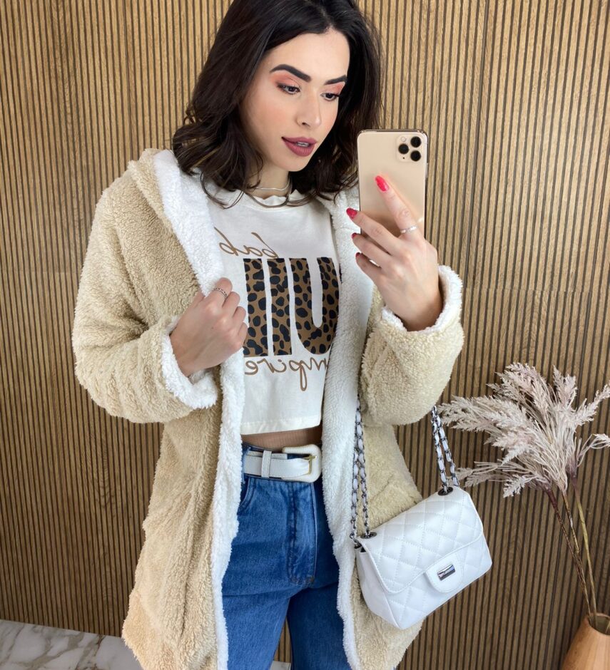 fernandaramosstore com br casaco manga longa feminino teddy dupla face bege e branco 12