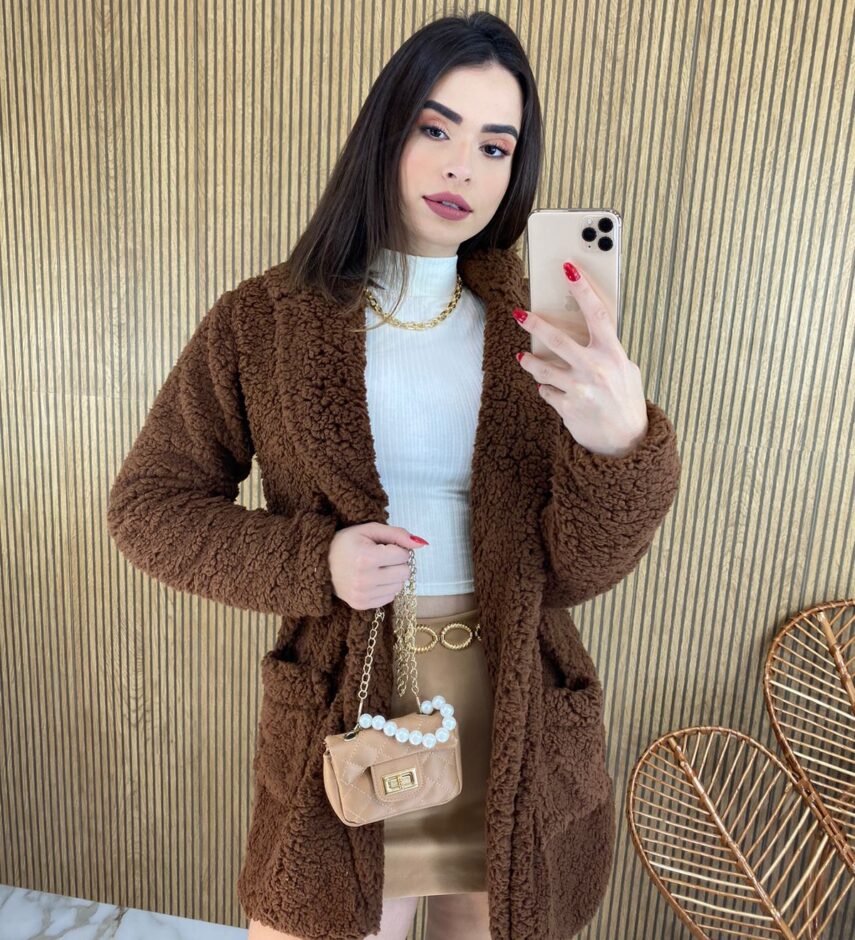 fernandaramosstore com br casaco manga longa feminino teddy marron 2
