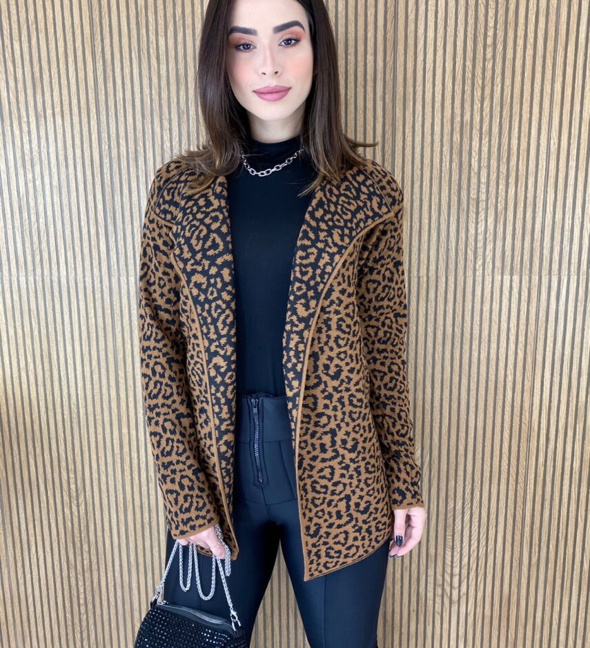 fernandaramosstore com br casaco manga longa feminino tricot animal print 3