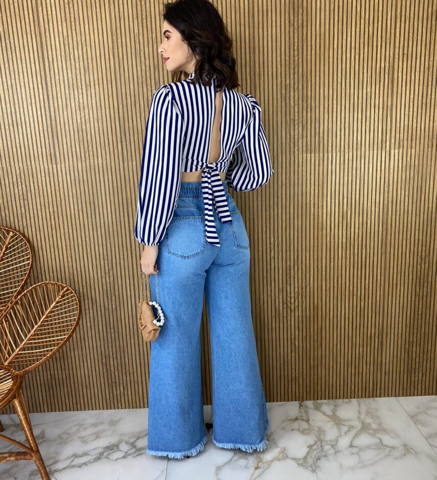 fernandaramosstore com br cropped feminino listrado azul sem bojo com amarracao 3