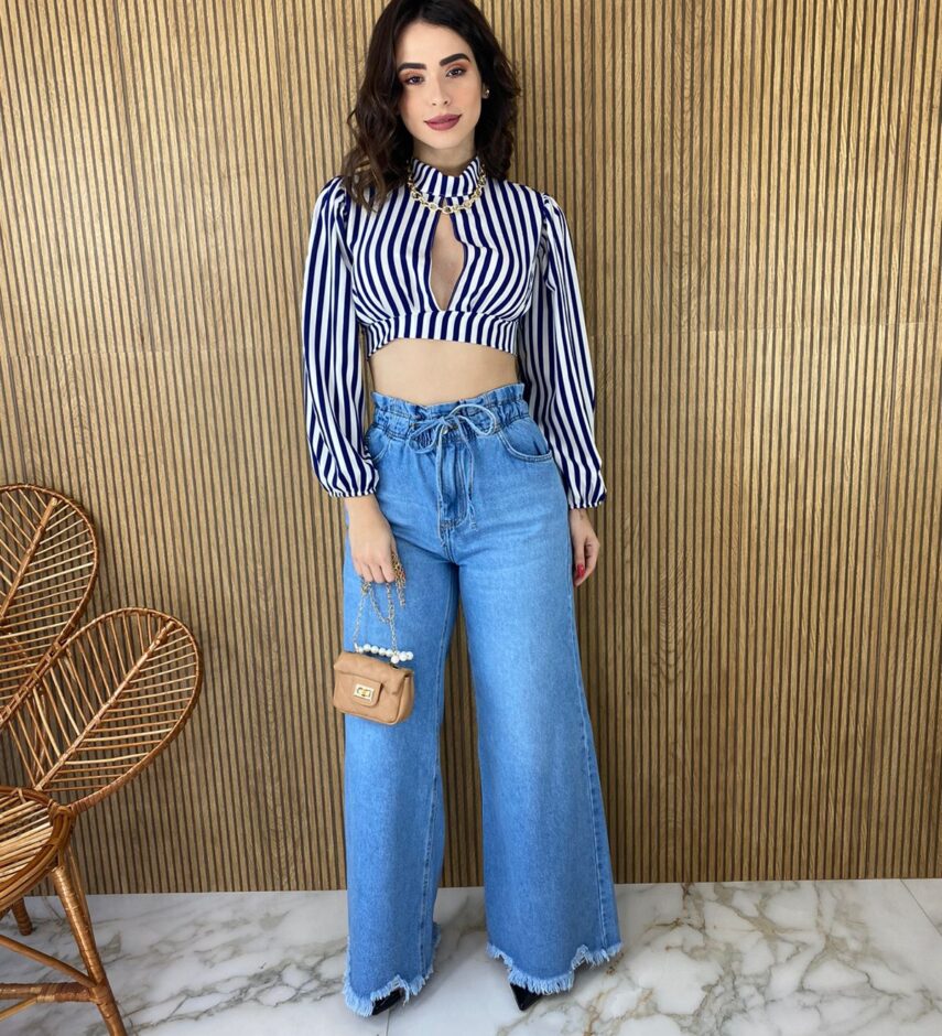fernandaramosstore com br cropped feminino listrado azul sem bojo com amarracao 5