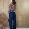 Cropped Feminino sem Bojo Animal Print com Lastex - Fernanda Ramos Store