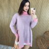 fernandaramosstore com br poncho feminino tricot estampado rosa cacharrel 6