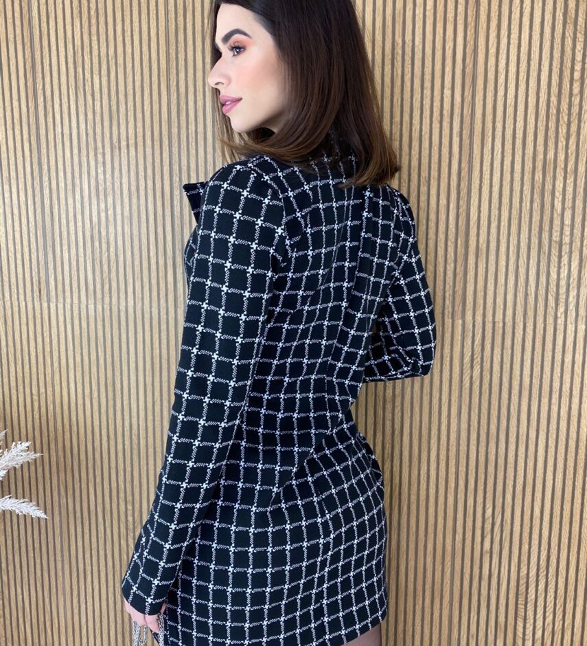 fernandaramosstore com br sobretudo feminino preto e branco com botoes 6