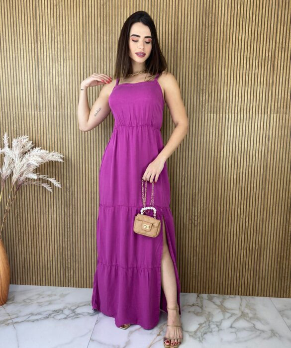 fernandaramosstore com br vestido longo fucsia com fenda 2