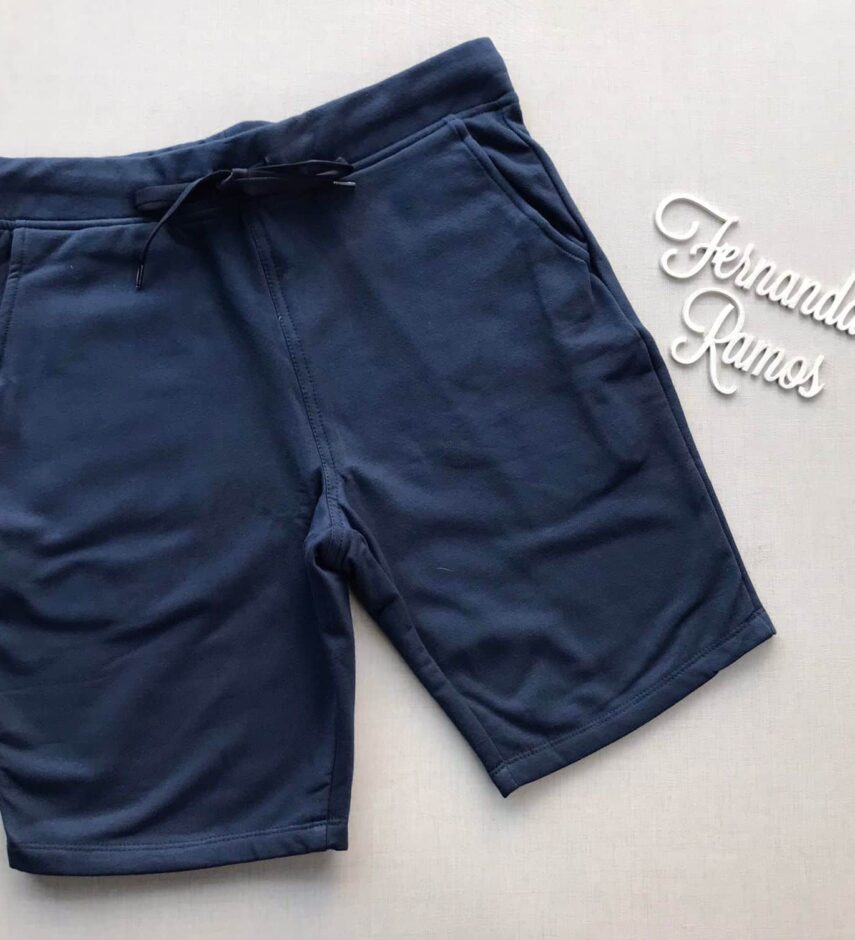 fernandaramosstore com br bermuda masculina essencial moletom azul marinho 0004