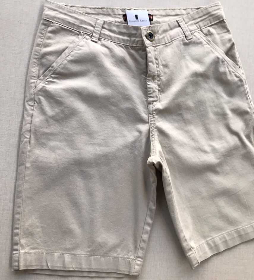 fernandaramosstore com br bermuda masculina sarja bege claro