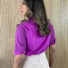 fernandaramosstore com br blusa feminina manga curta em laise com detalhe fucsia