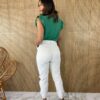 fernandaramosstore com br blusa feminina manga curta pipoquinha detalhe em babados verde 1