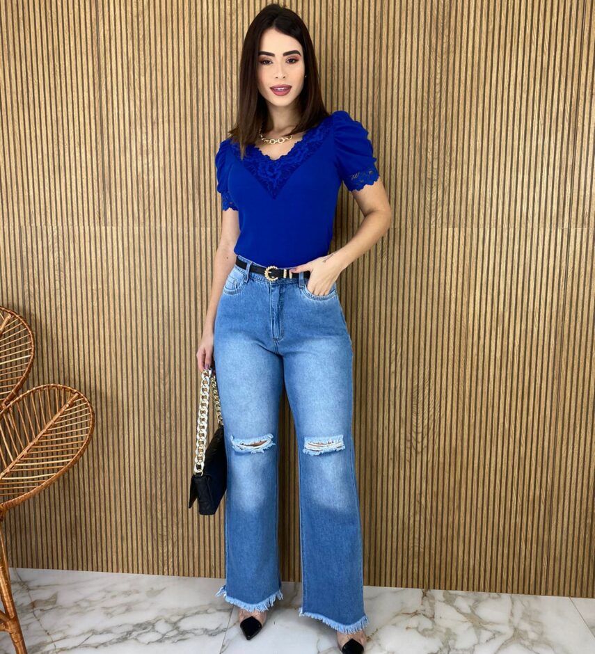 fernandaramosstore com br blusa manga bufante com detalhe em renda canelada azul bic 3