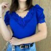 fernandaramosstore com br blusa manga bufante com detalhe em renda canelada azul bic 7
