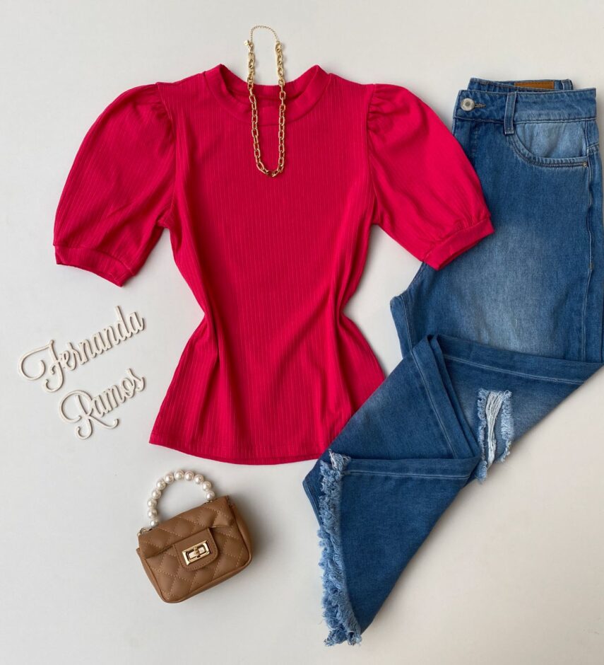 fernandaramosstore com br blusa manga curta canelada manga bufante pink