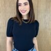 fernandaramosstore com br blusa manga curta canelada manga bufante preta