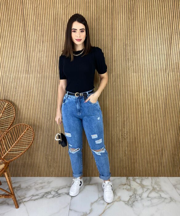 fernandaramosstore com br blusa manga curta canelada manga bufante preta 3