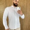 Camisa Masculina Ogochi Social Branca 0001 - Fernanda Ramos Store