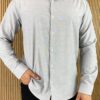 Camisa Masculina Ogochi Social Cinza Claro 1205 - Fernanda Ramos Store