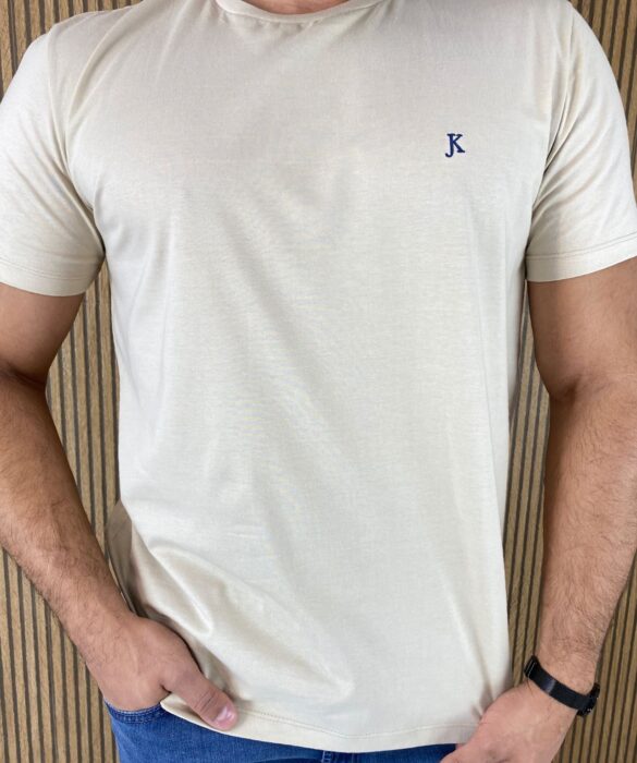 Camiseta Masculina Back To Basics Aveia - Fernanda Ramos Store