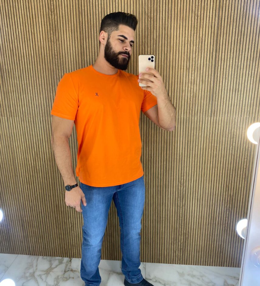 fernandaramosstore com br camiseta masculina back to basics laranja 3