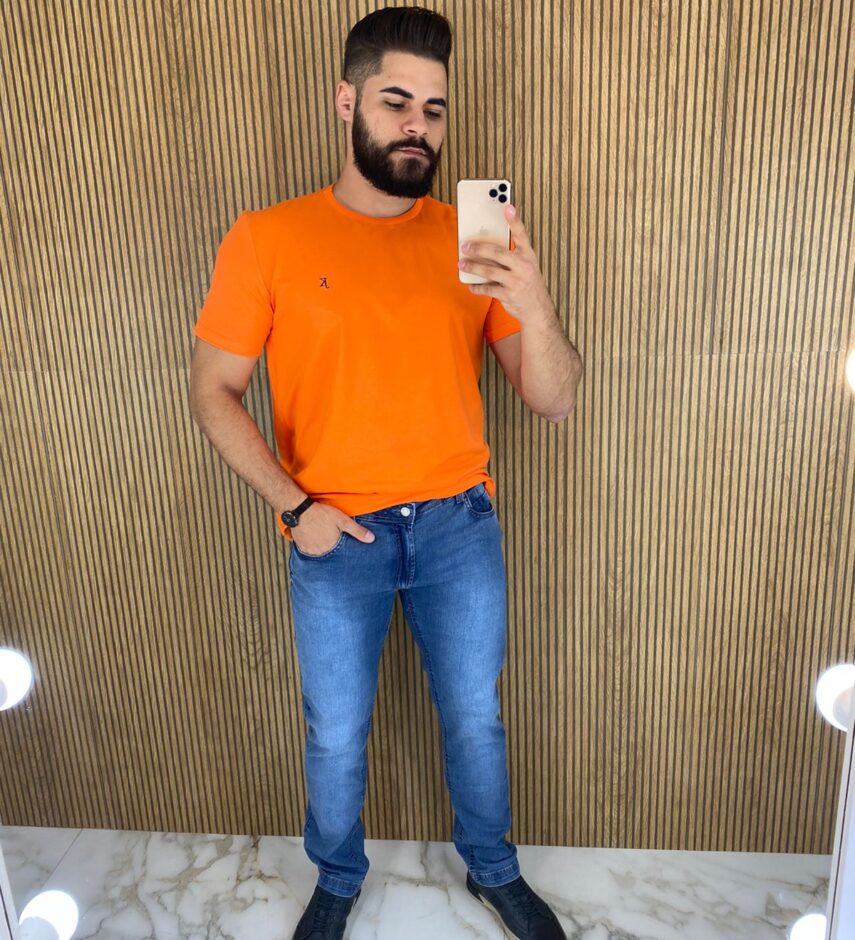 fernandaramosstore com br camiseta masculina back to basics laranja 4