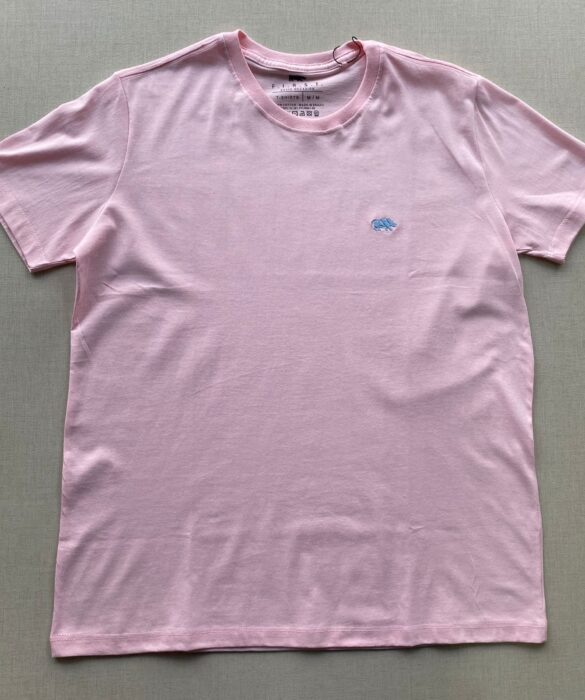 Camiseta Masculina Basic Rosa Bebe - Fernanda Ramos Store