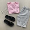 Camiseta Masculina Basic Rosa Bebe - Fernanda Ramos Store