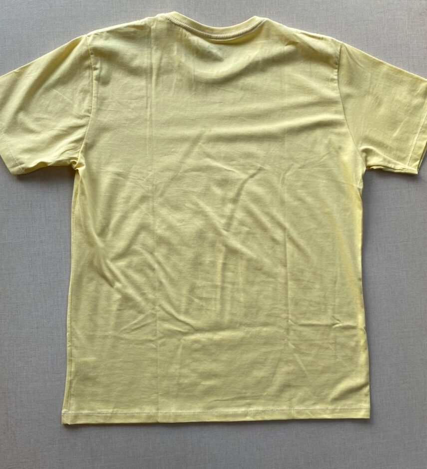 Camiseta Masculina Ogochi Básica Amarela 0083 - Fernanda Ramos Store