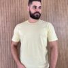 Camiseta Masculina Ogochi Básica Amarela 0083 - Fernanda Ramos Store