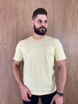 Camiseta Masculina Ogochi Básica Amarela 0083 - Fernanda Ramos Store