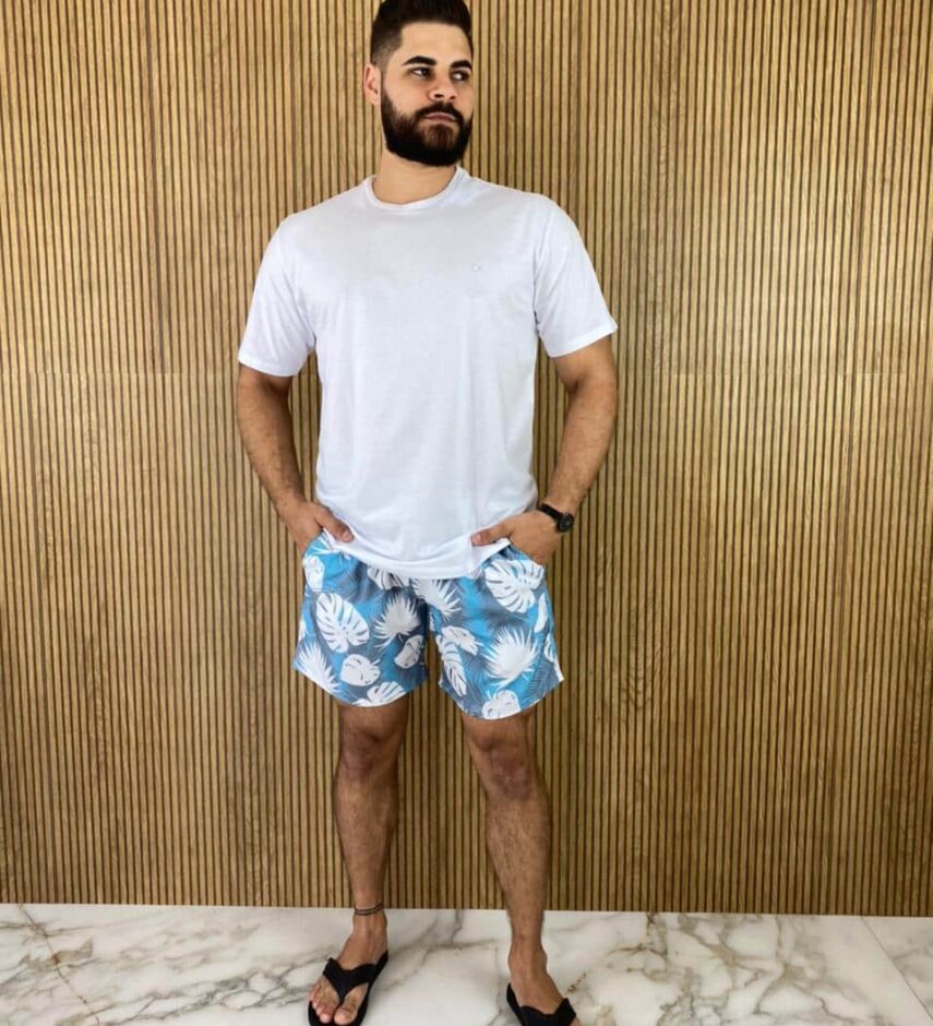 Camiseta Masculina Ogochi Básica Branca 0001 - Fernanda Ramos Store