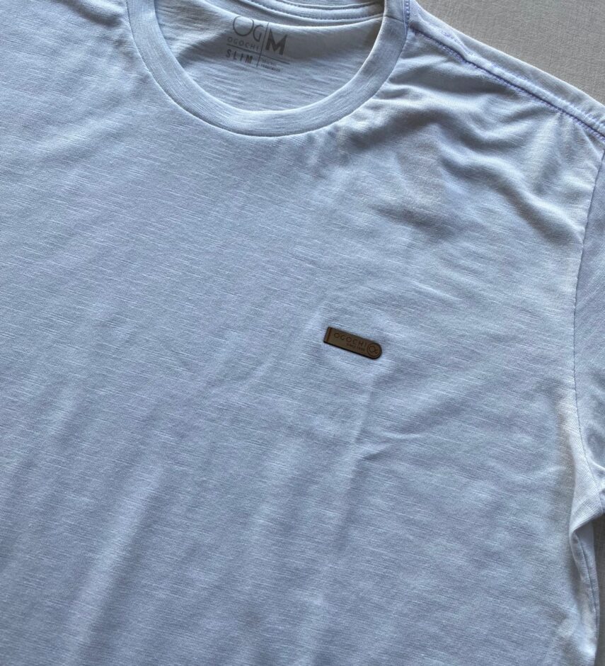Camiseta Masculina Ogochi Básica Cinza Claro 0025 - Fernanda Ramos Store