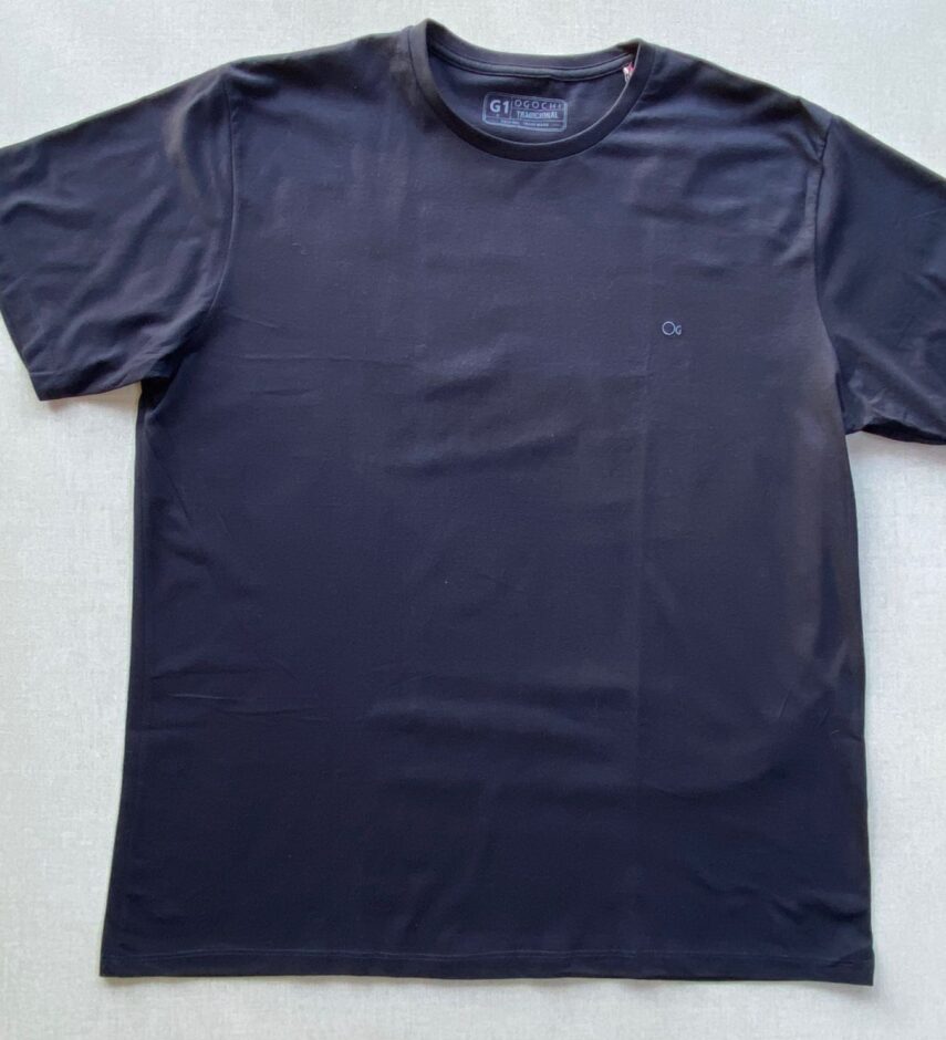 Camiseta Masculina Ogochi Básica Plus Preta 0005 - Fernanda Ramos Store