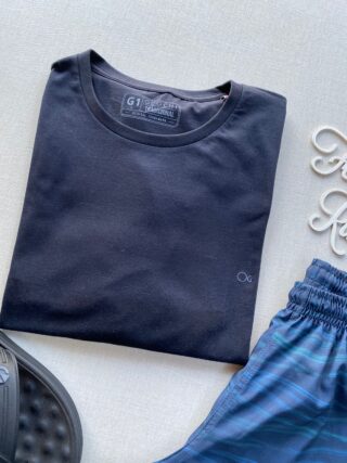 Camiseta Masculina Ogochi Básica Plus Preta 0005 - Fernanda Ramos Store