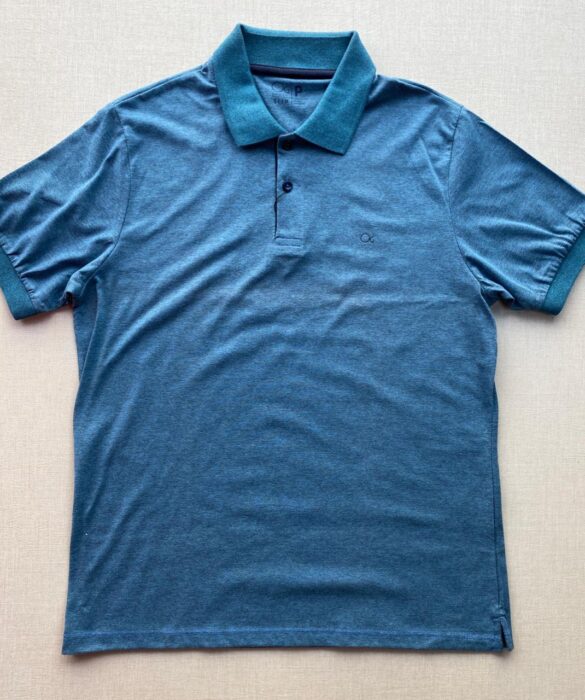 Camiseta Polo Casual Ogochi Azul 0080 - Fernanda Ramos Store