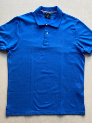 Camiseta Polo Casual Ogochi Azul Bic 8728 - Fernanda Ramos Store