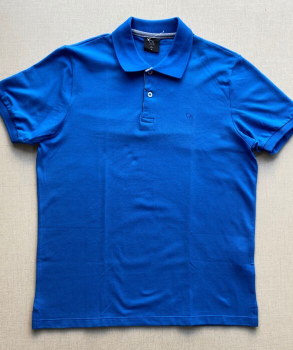 Camiseta Polo Casual Ogochi Azul Bic 8728 - Fernanda Ramos Store