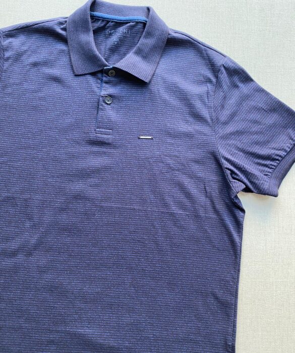 Camiseta Polo Casual Ogochi Azul Marinho 0004 - Fernanda Ramos Store