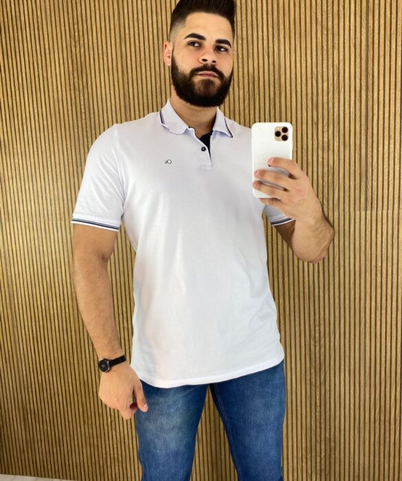 fernandaramosstore com br camiseta polo casual ogochi branca gola detalhe em preto 0001 7