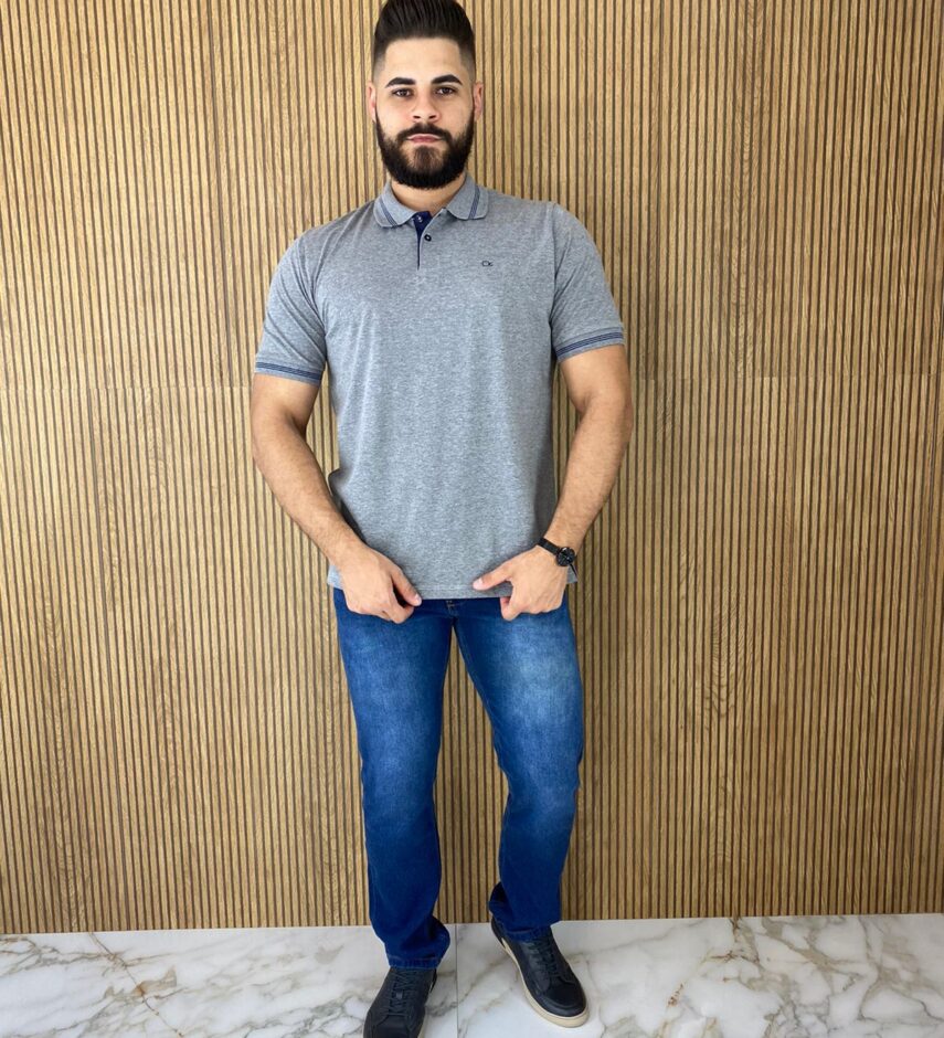 fernandaramosstore com br camiseta polo casual ogochi cinza 0164 9