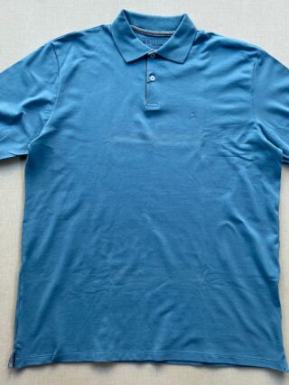 Camiseta Polo Casual Ogochi Plus Azul 0057 - Fernanda Ramos Store