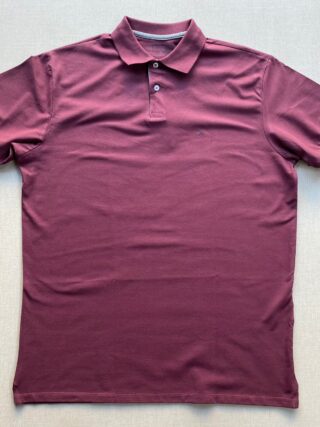 Camiseta Polo Casual Ogochi Plus Marsala 0193 - Fernanda Ramos Store