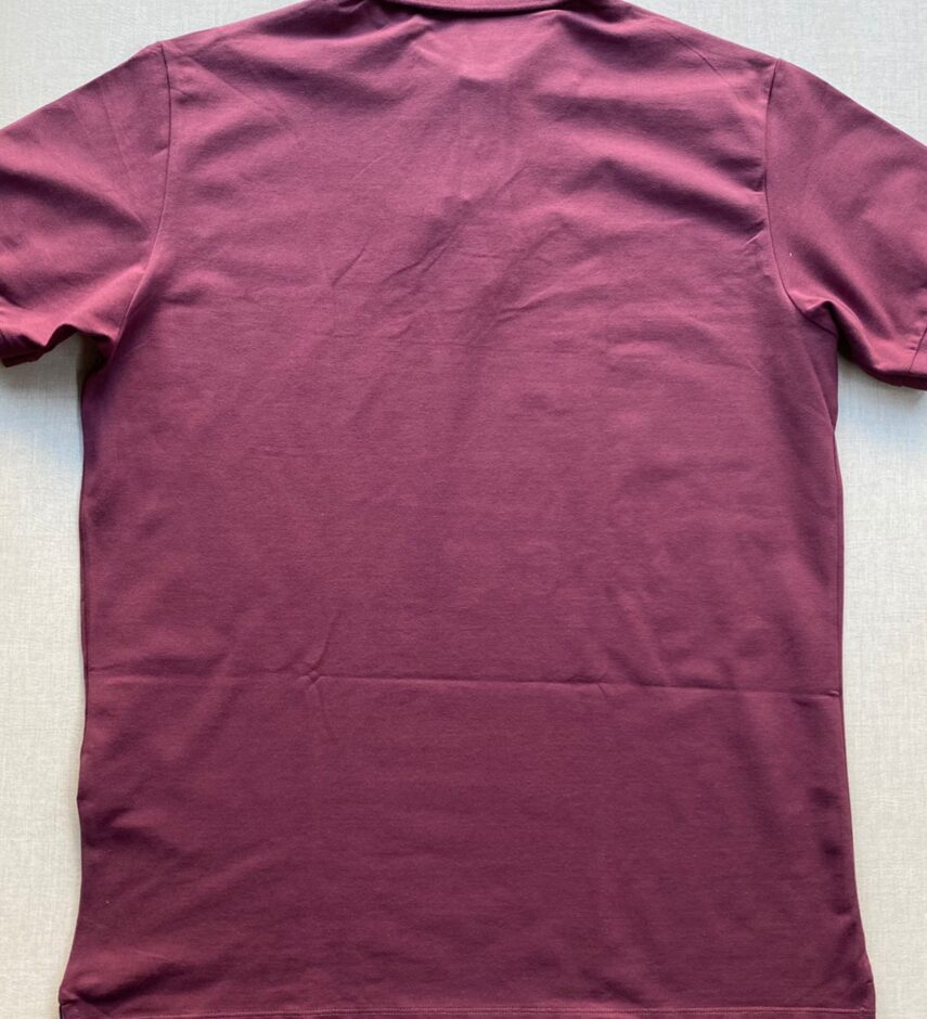 Camiseta Polo Casual Ogochi Plus Marsala 0193 - Fernanda Ramos Store