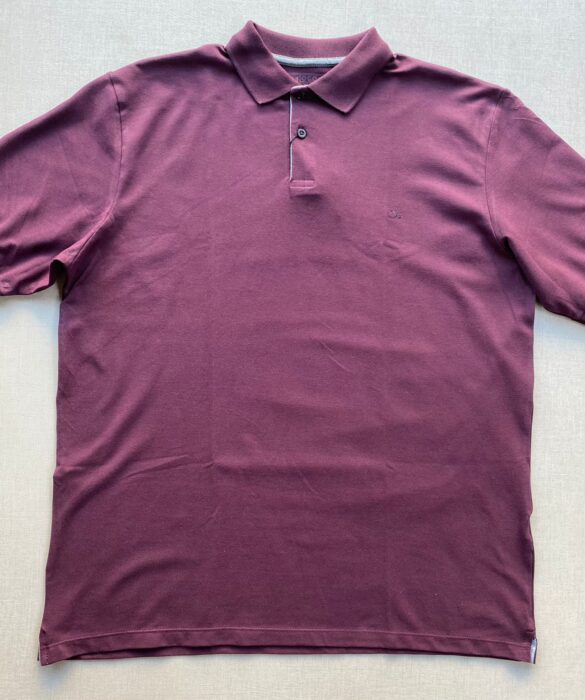 Camiseta Polo Casual Ogochi Plus Vinho 0041 - Fernanda Ramos Store