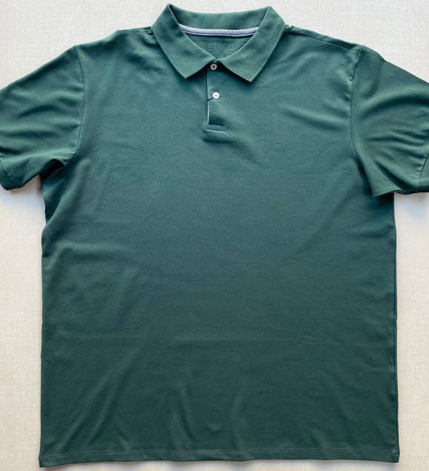Camiseta Polo Casual Ogochi Plus Verde 4906 - Fernanda Ramos Store