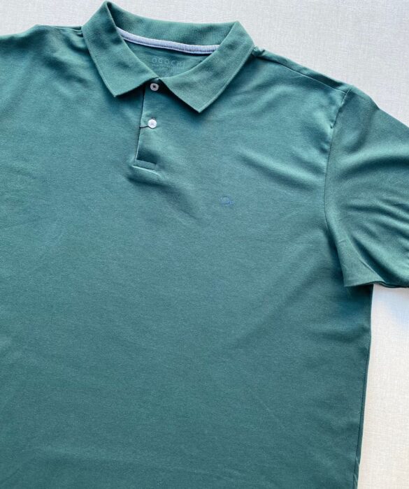 Camiseta Polo Casual Ogochi Plus Verde 4906 - Fernanda Ramos Store