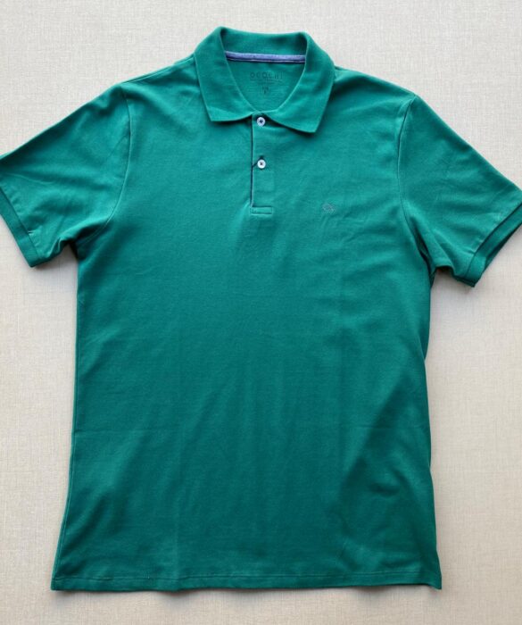 Camiseta Polo Casual Ogochi Verde 5413 - Fernanda Ramos Store