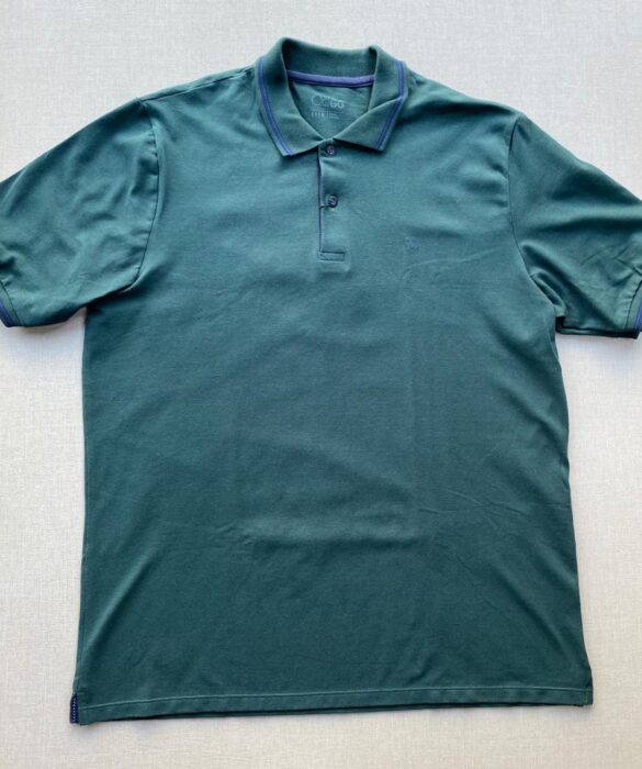 fernandaramosstore com br camiseta polo casual ogochi verde gola detalhe em azul 0812 3