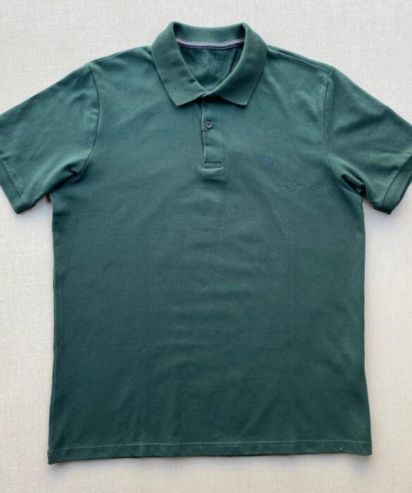 Camiseta Polo Casual Ogochi Verde Militar 4906 - Fernanda Ramos Store